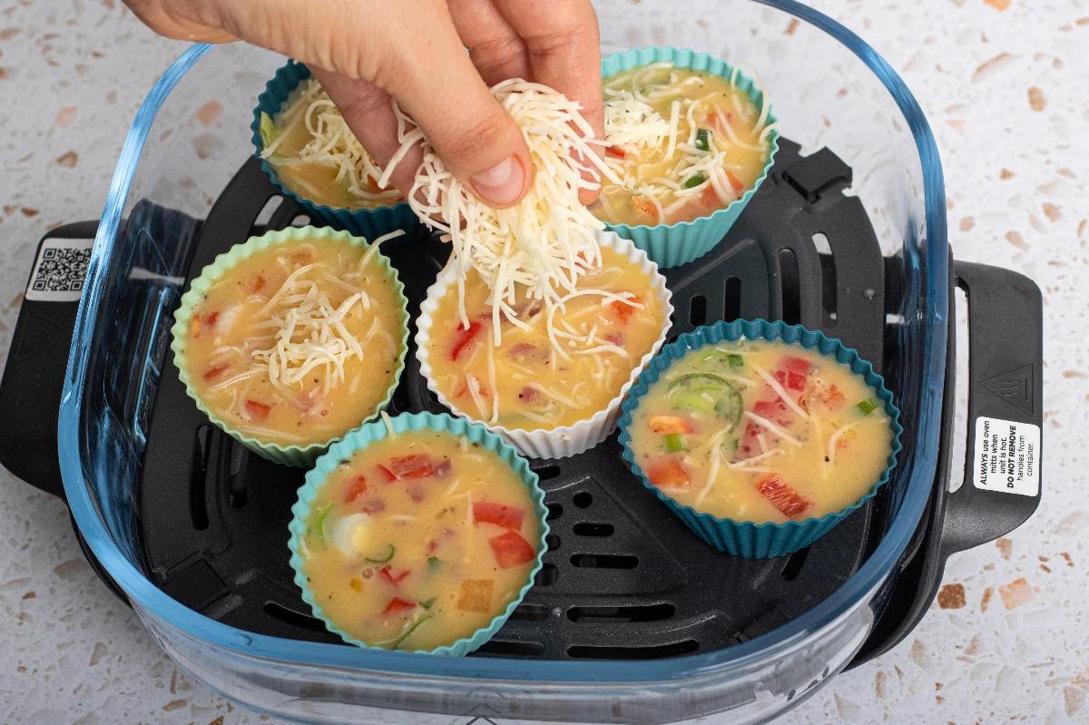 Eier Muffins aus dem Airfryer - Schritt 4