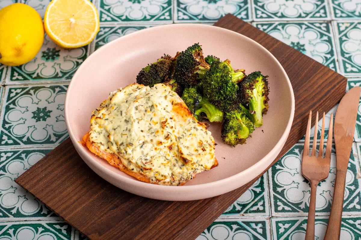 Lachs im Airfryer mit Brokkoli - Schritt 3
