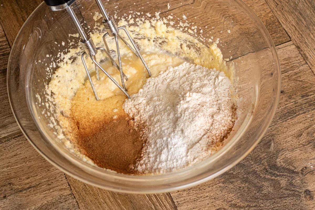 Apfelkuchen aus dem Airfryer - Schritt 2