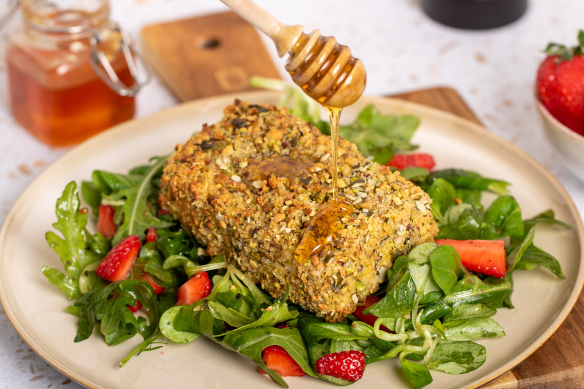 Pistazien Airfryer Feta auf Salat - Schritt 4