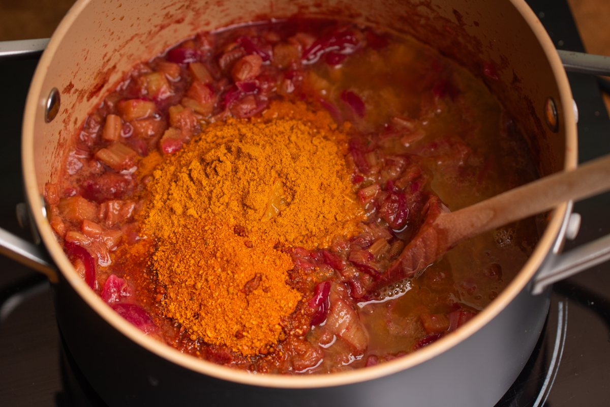 Rhabarber-Chutney - Schritt 4