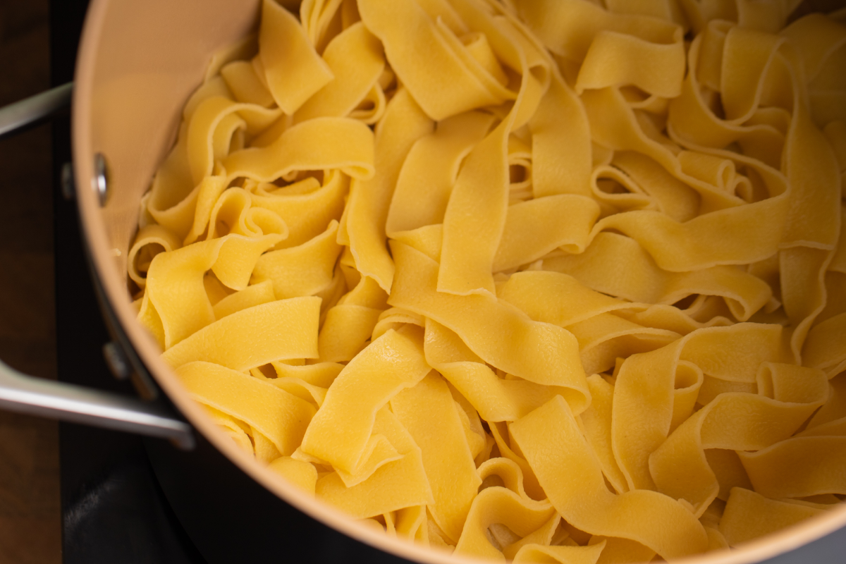 Pasta mit Paprika-Chili-Pesto - Schritt 4
