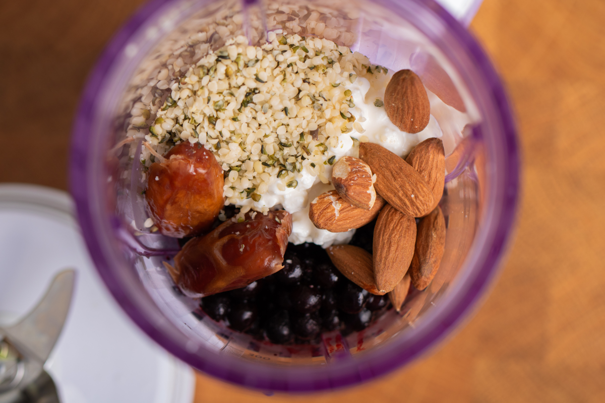 Creamy Blueberry Protein Smoothie - Schritt 2