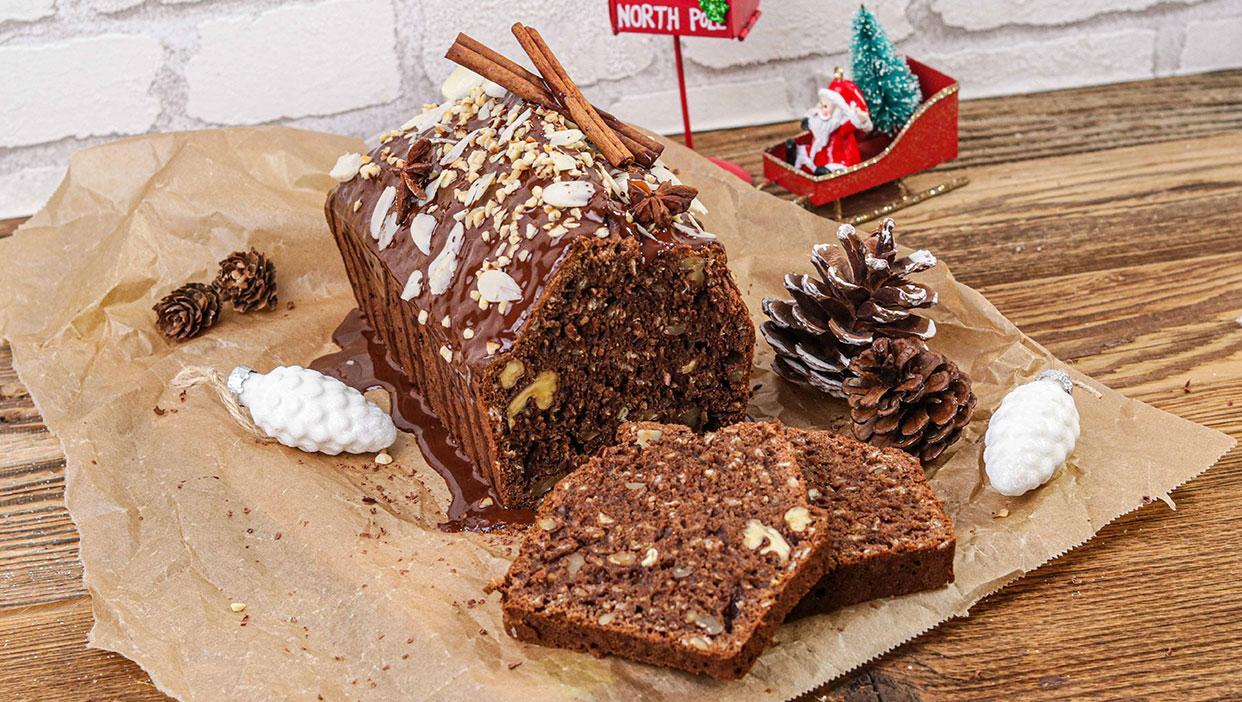 Schoko-Bananen-Lebkuchenbrot