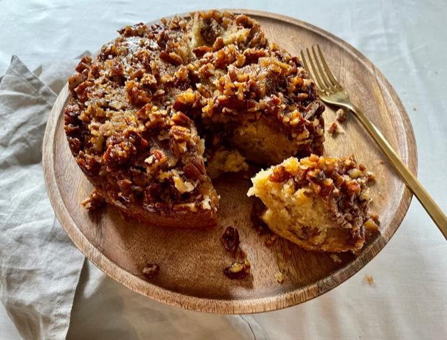 Pekannuss Upside-Down Cake