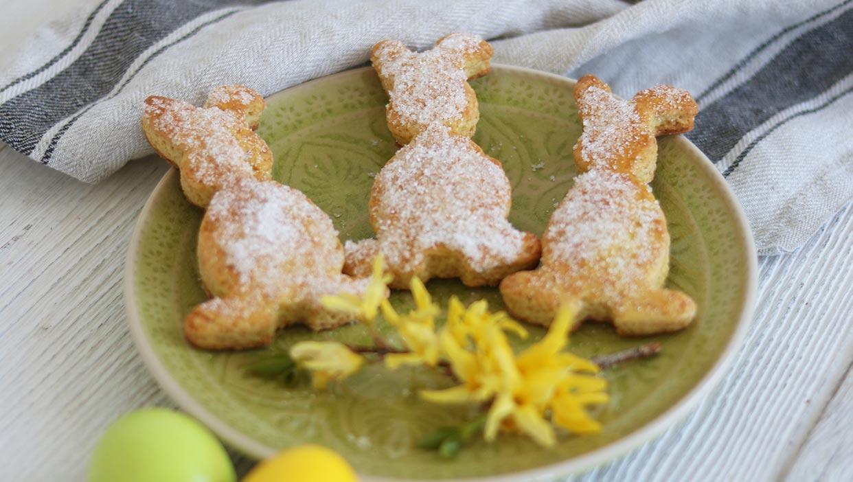Quark-Öl-Teig Osterhasen