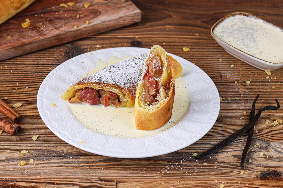 Selbstgemachter Apfelstrudel - Schritt 13
