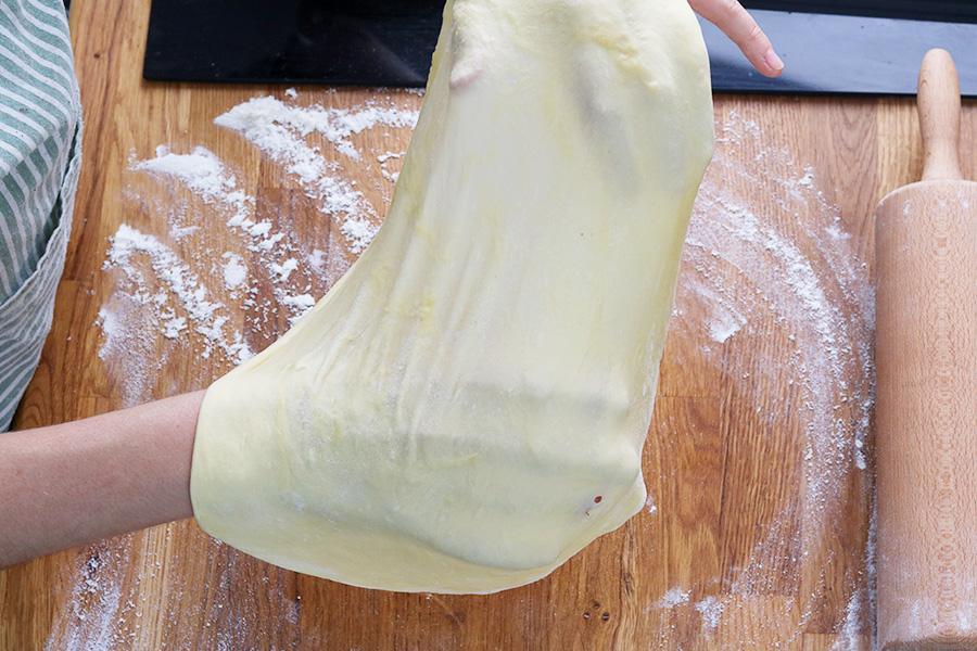 Selbstgemachter Apfelstrudel - Schritt 10