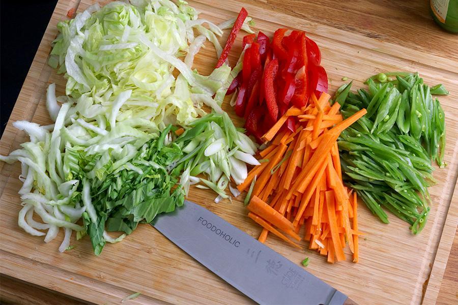 Schneller Glasnudelsalat (köstlich) - Schritt 2