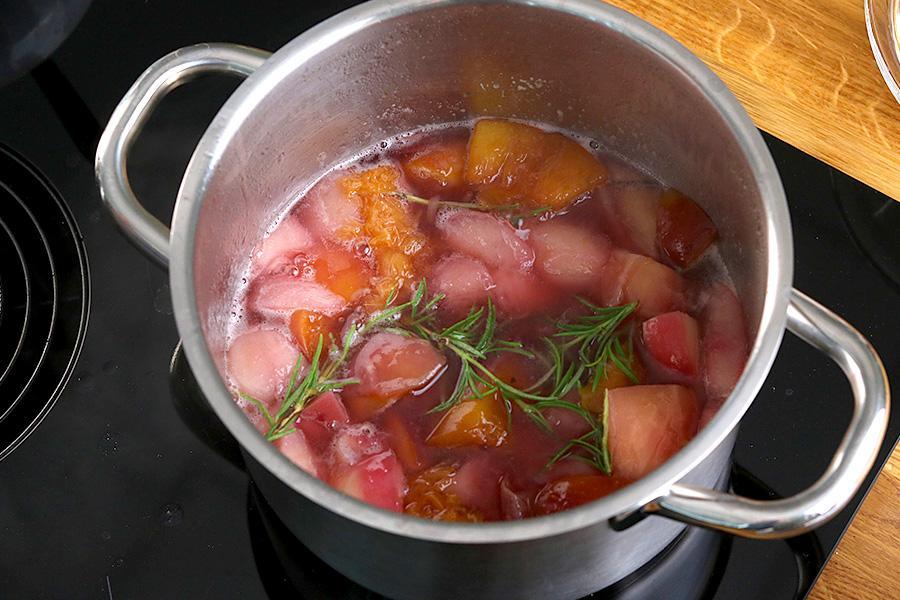 Pfirsich-Rosmarin-Eistee (super lecker) - Schritt 4