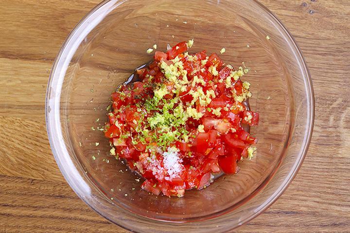 Okonomiyaki お好み焼き (Japanische Gemüsepuffer) - Schritt 6