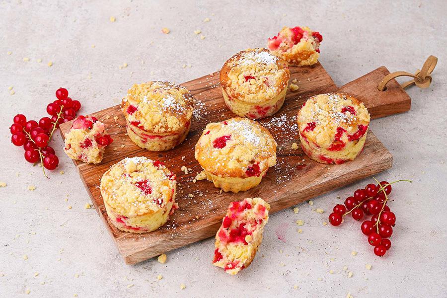 Johanissbeeren-Joghurt-Muffins - Schritt 9