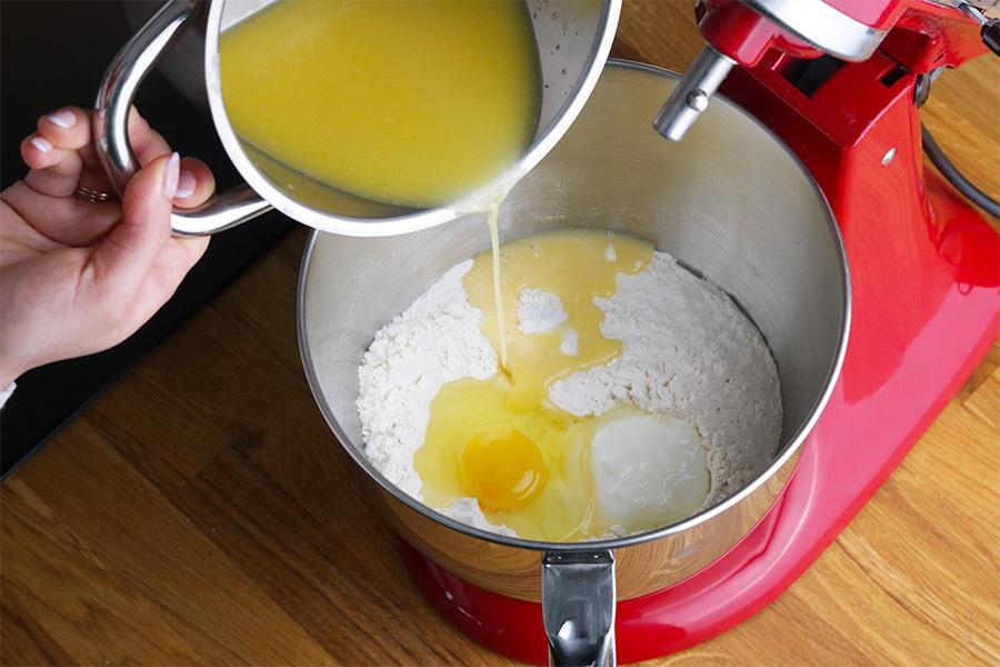 Fluffige Pistazienschnecken - Schritt 2
