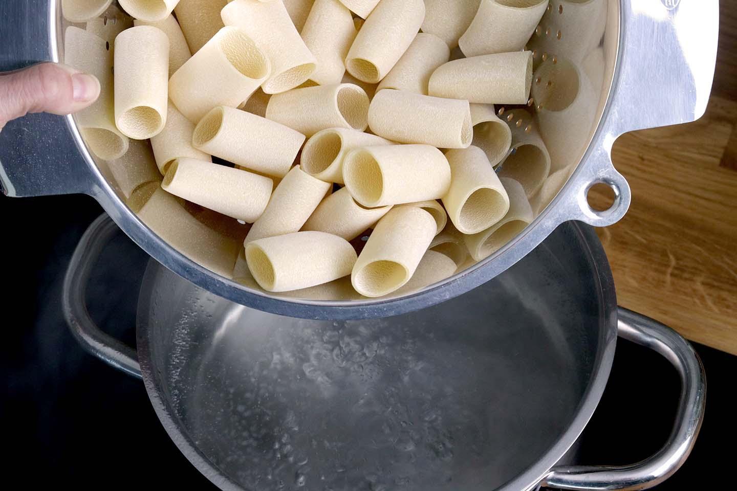 Paccheri mit Brokkoli-Basilikum-Pesto - Schritt 3