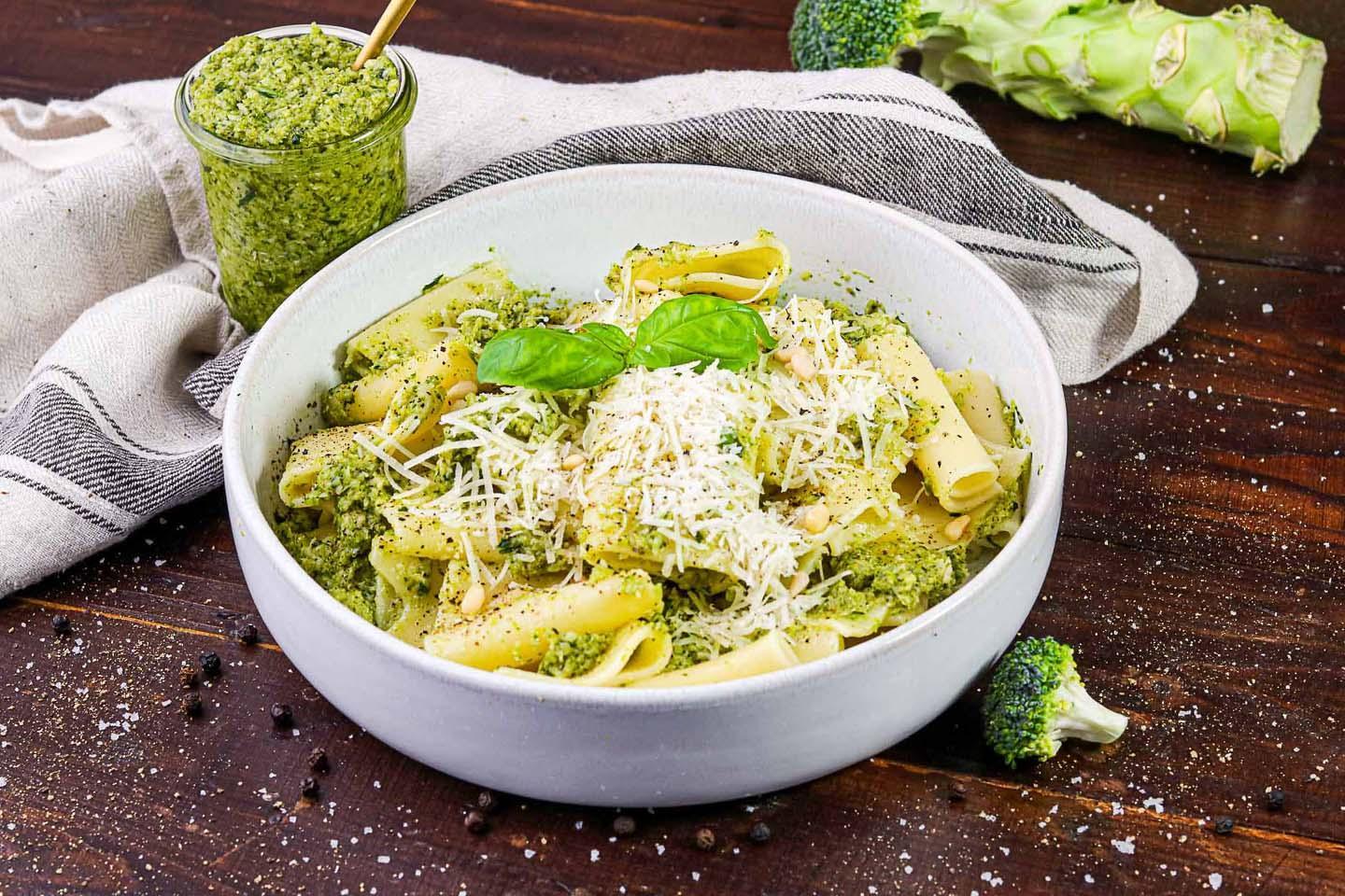 Paccheri mit Brokkoli-Basilikum-Pesto - Schritt 6