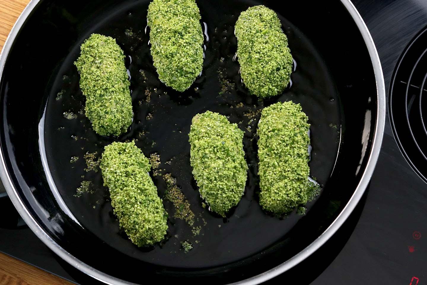 Grüne Gemüsekroketten (saftig & lecker) - Schritt 6