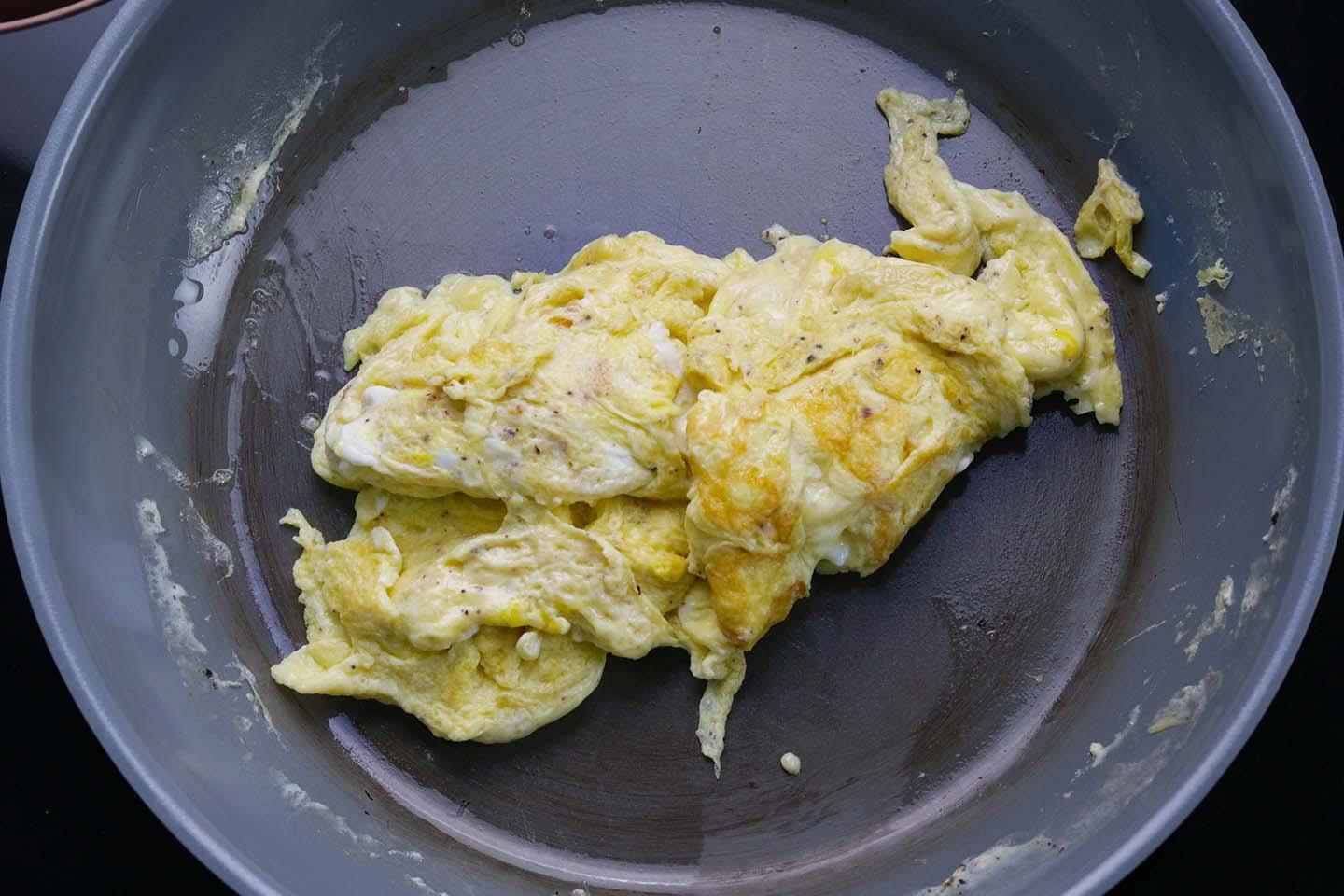 Grüne gefüllte Protein Crêpes - Schritt 4