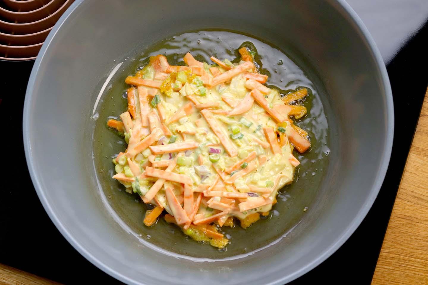 Koreanische Gemüsepuffer 야채전 - Schritt 4