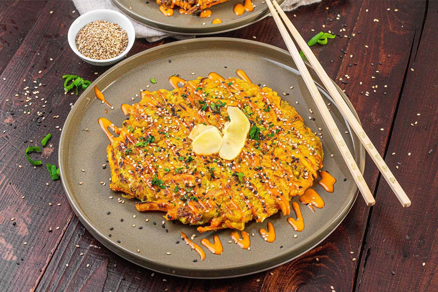 Koreanische Gemüsepuffer 야채전 - Schritt 5