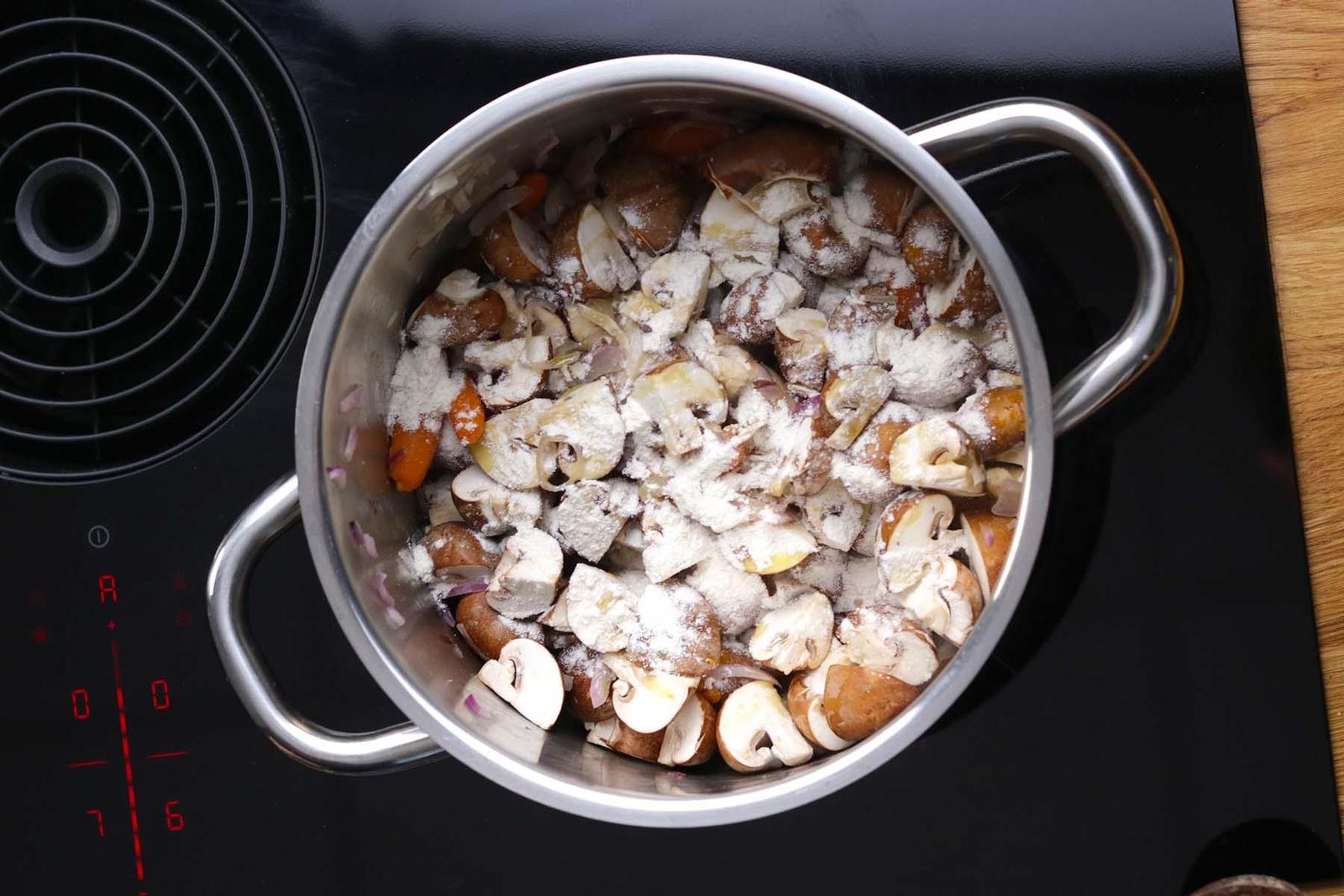 Champignon Bourguignon - Schritt 3