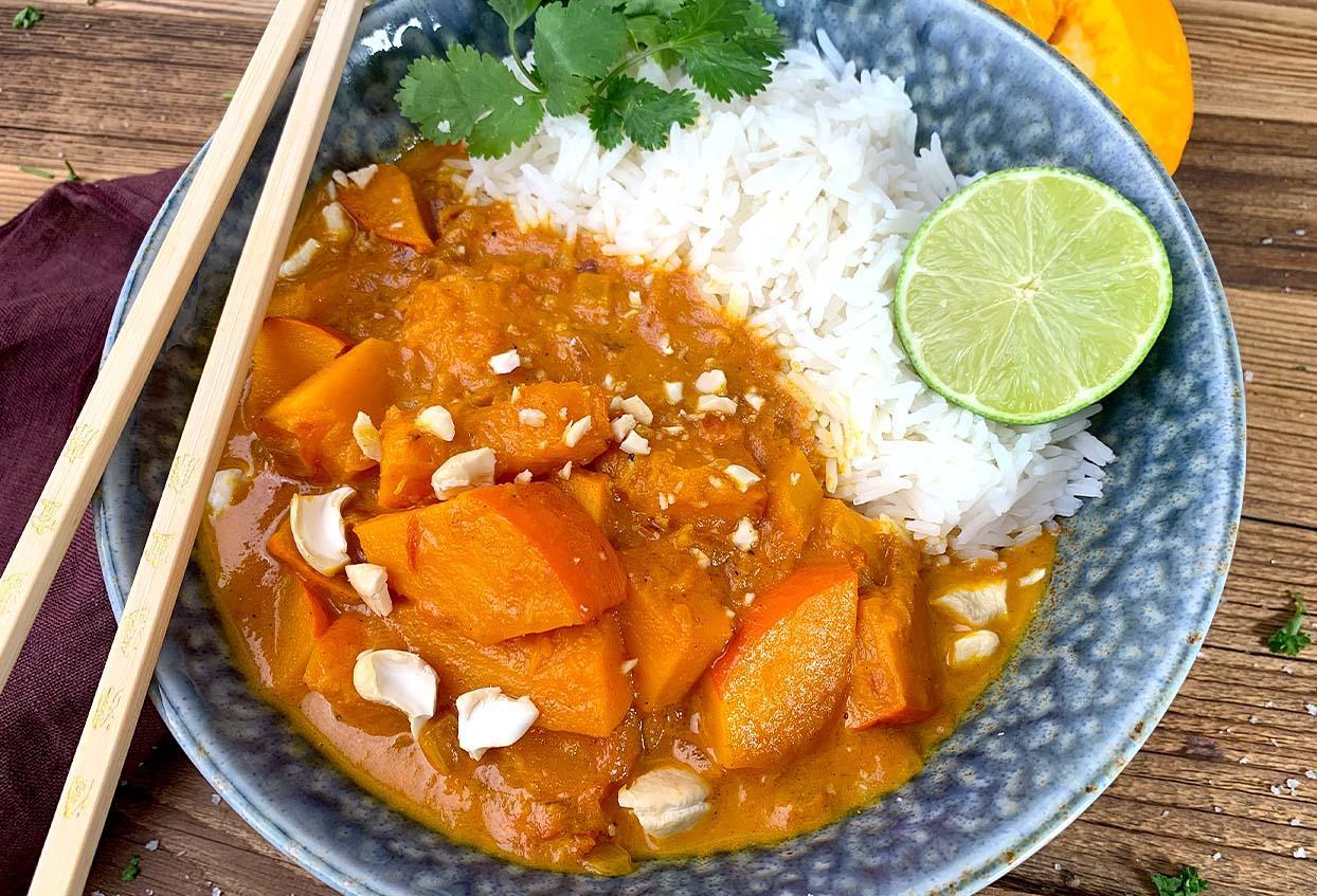 Cremiges Kürbis-Curry - Schritt 6