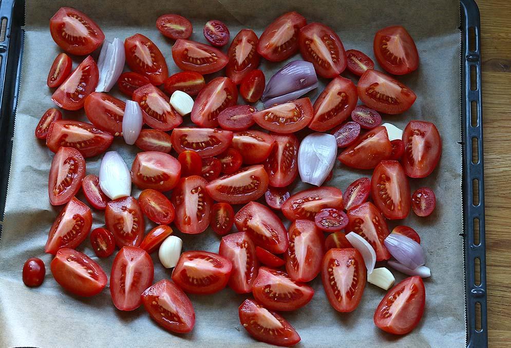 Geröstete Tomatencremesuppe - Schritt 1
