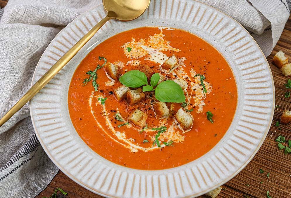 Geröstete Tomatencremesuppe - Schritt 7