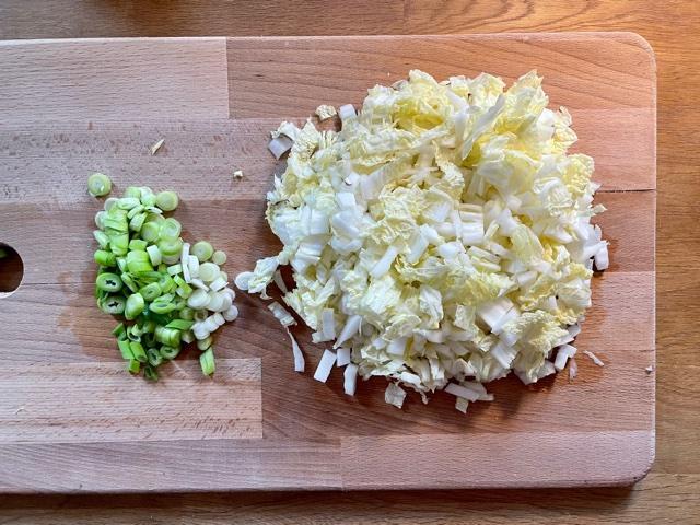 Vegane Gemüse-Dumplings - Schritt 2