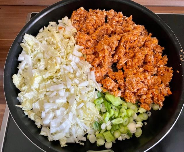 Vegane Gemüse-Dumplings - Schritt 4