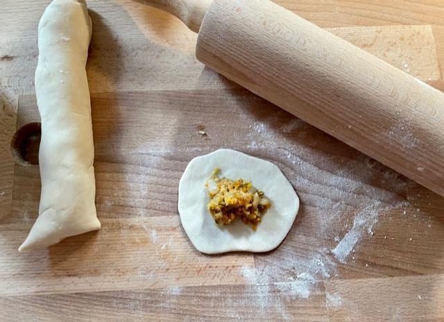 Vegane Gemüse-Dumplings - Schritt 5
