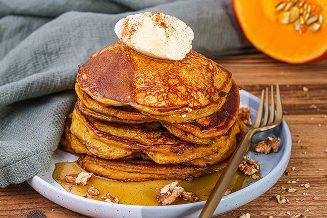 Super fluffige Kürbis-Pancakes - Schritt 4