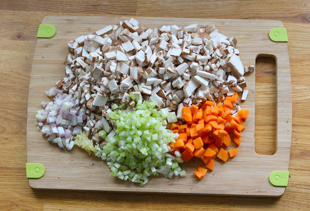 Vegetarische Lasagne mit Nudelreis (super lecker) - Schritt 1