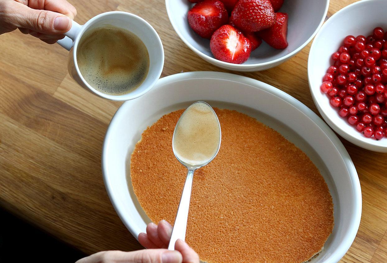 Gesünderes High-Protein Beeren Tiramisu - Schritt 1