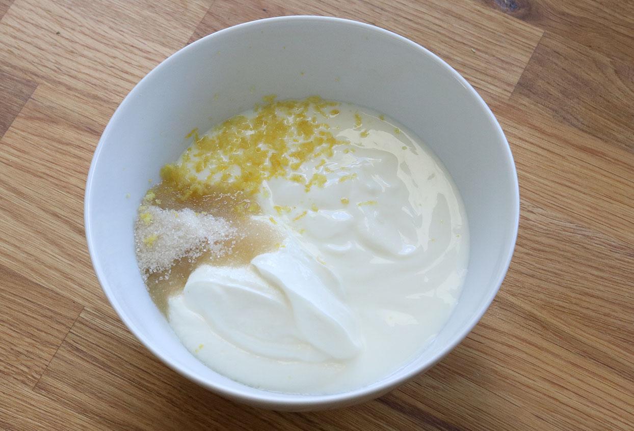 Schneller Erdbeeren Snack - Schritt 2