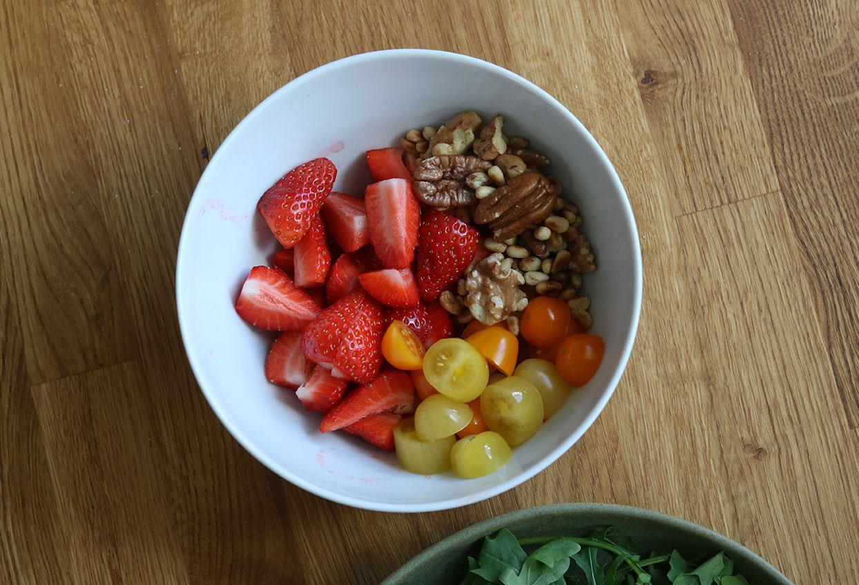 Erdbeeren Rucola Salat (sehr lecker) - Schritt 2