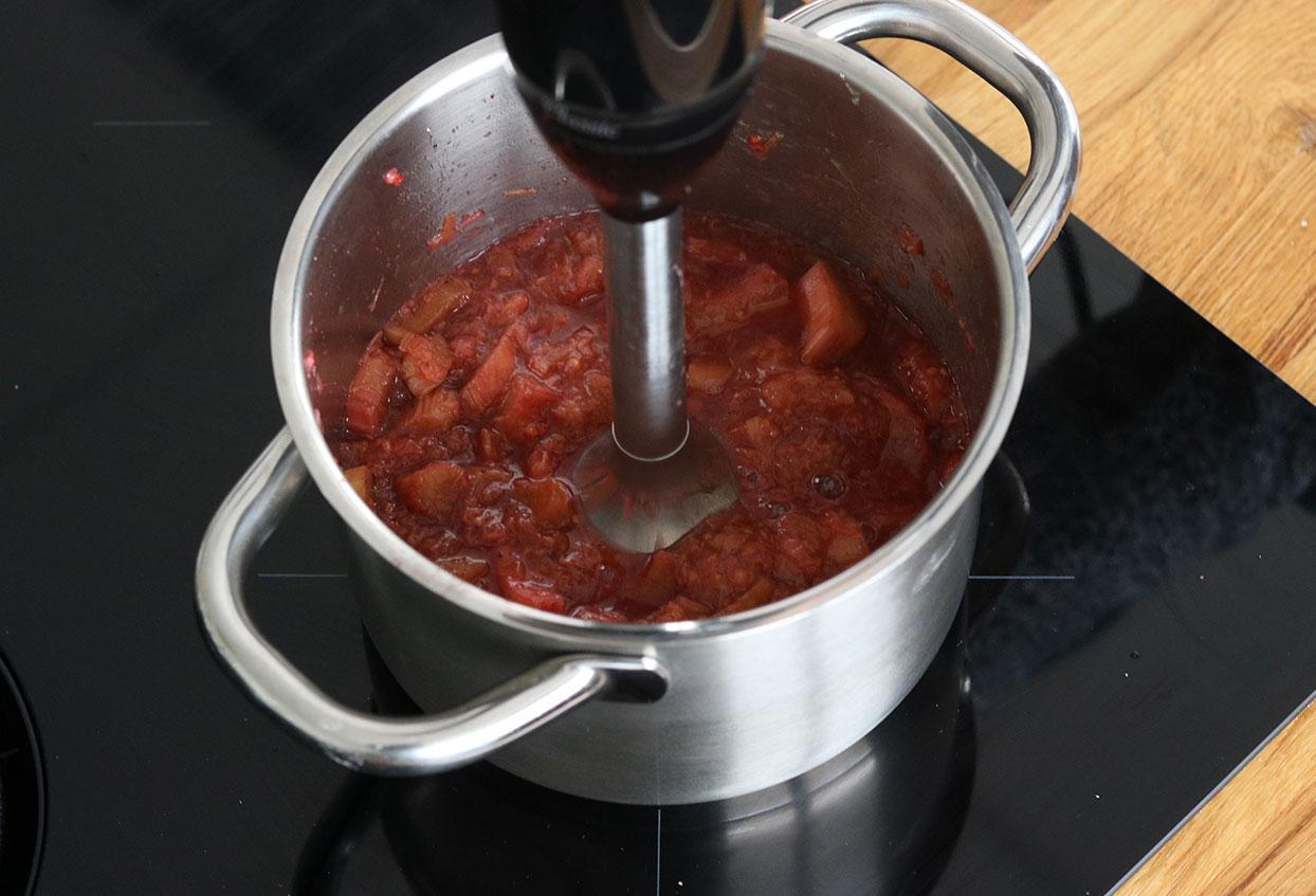 Sommerliches Rhabarber Schichtdessert (High Protein) - Schritt 5