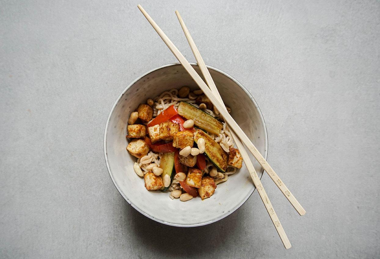 Cremige Erdnuss Mie Nudeln (vegan) - Schritt 8