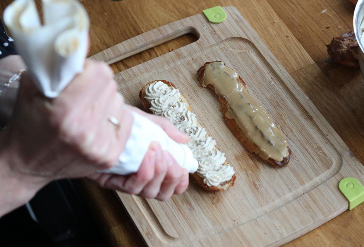 Kaffee Eclairs - Schritt 11