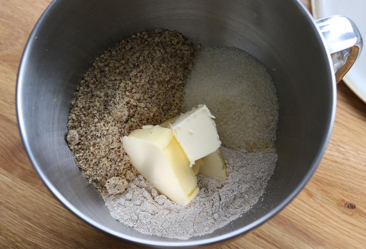 Rhabarber-Chessecake - Schritt 1