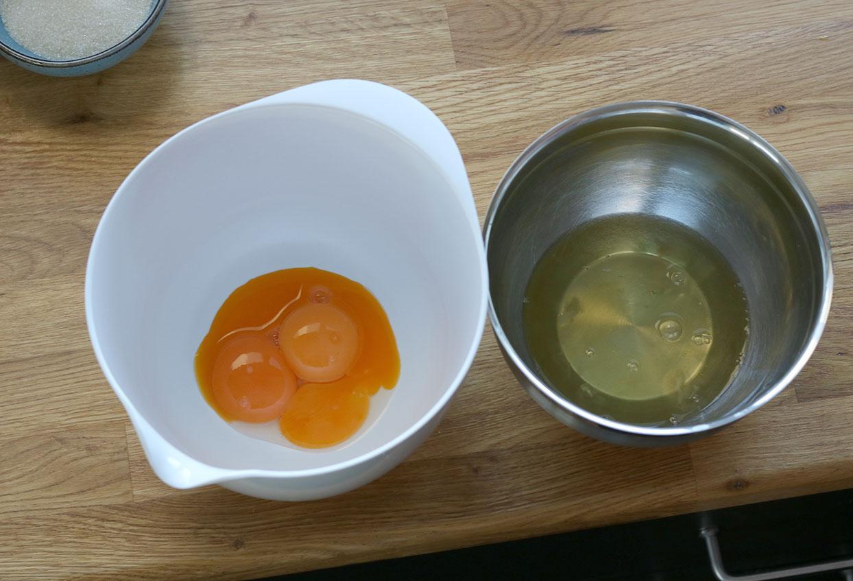 Quark Grieß Auflauf - Schritt 1