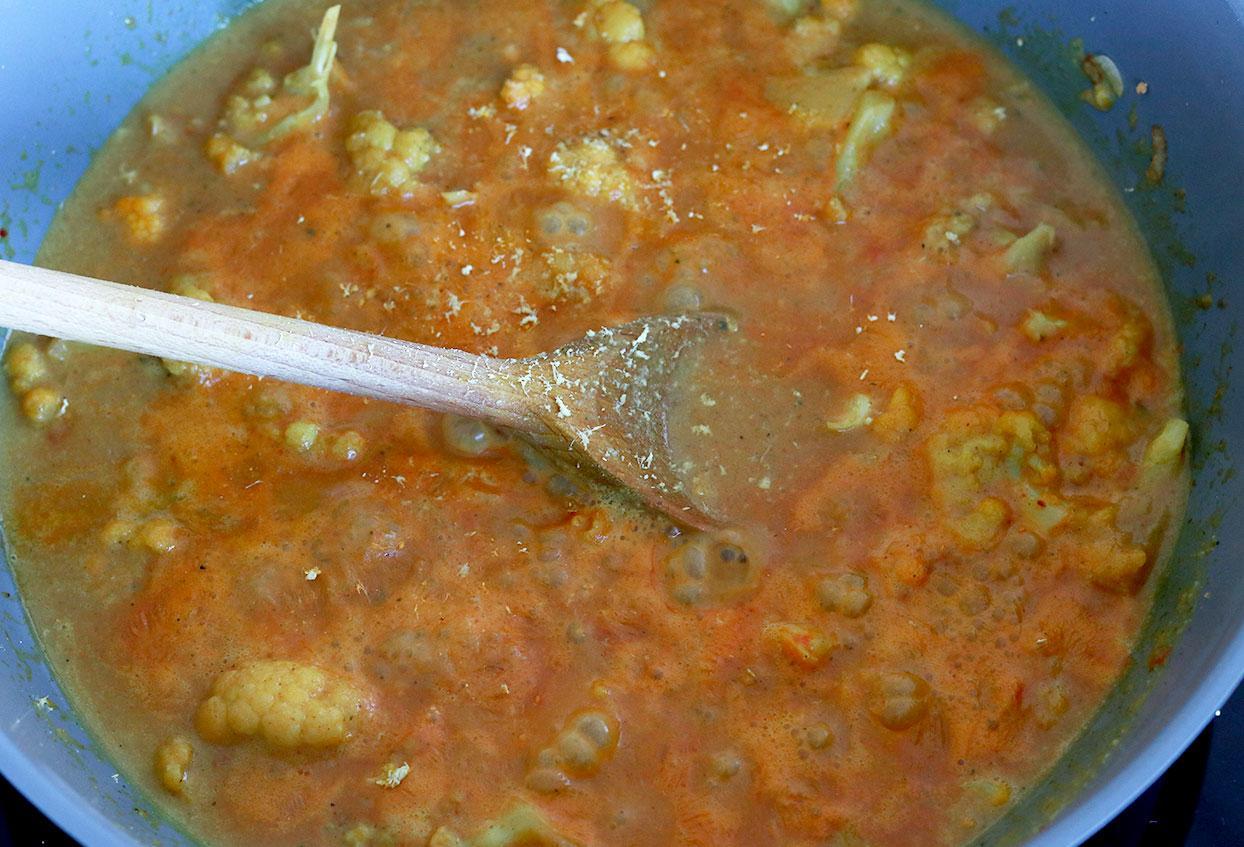 Veganes Blumenkohl Curry (lecker) - Schritt 7