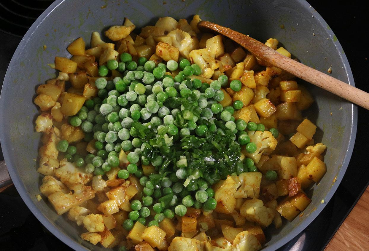 Curry Blumenkohl-Kartoffel-Pfanne - Schritt 4
