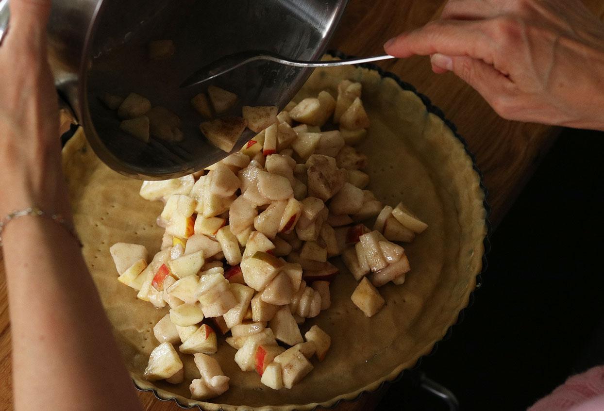 Köstlicher Apfel Birnen Pie - Schritt 5