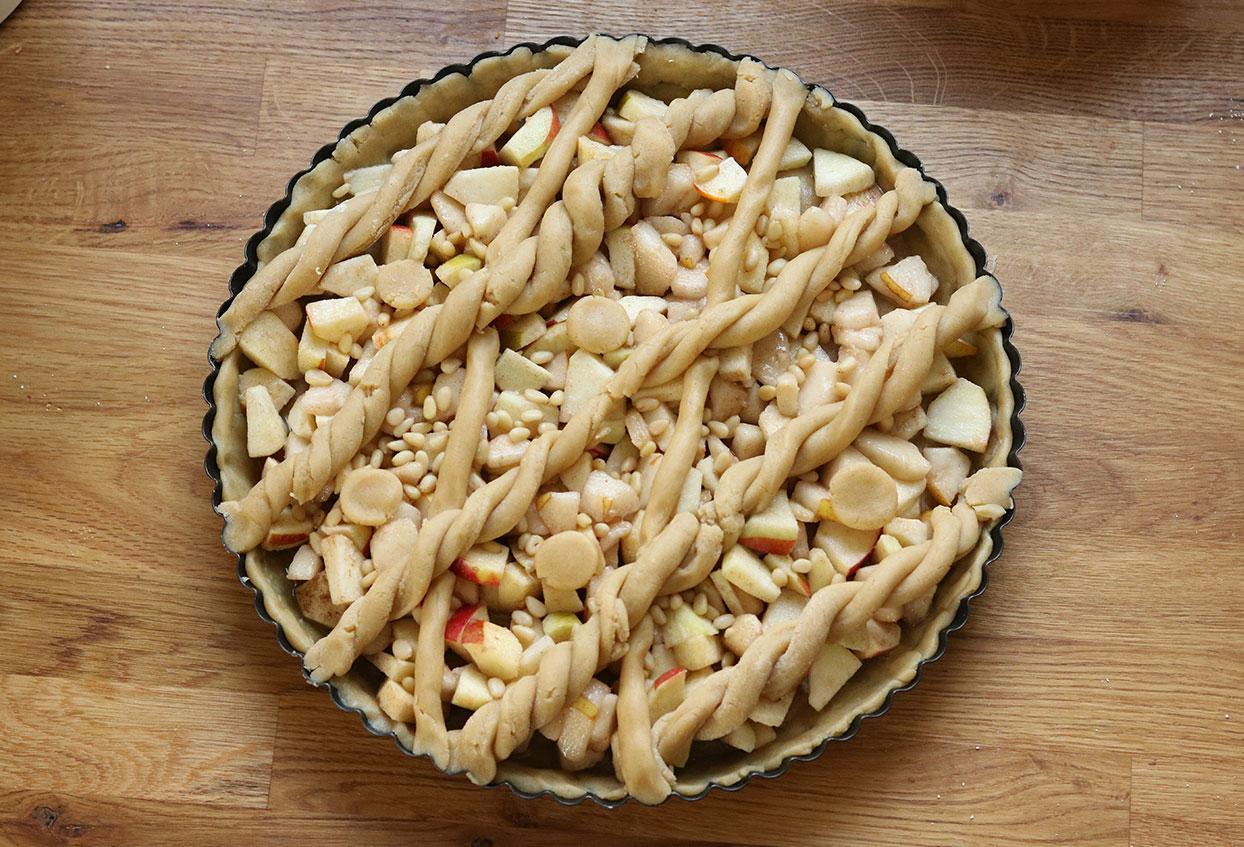 Köstlicher Apfel Birnen Pie - Schritt 6