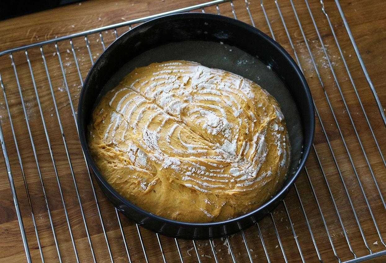Kürbis-Brot (schön fluffig) - Schritt 7