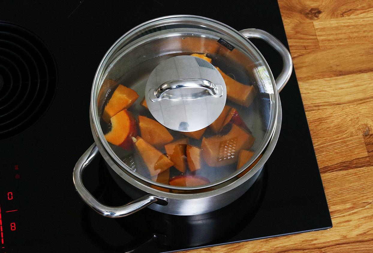 Kürbis Porridge - Schritt 1