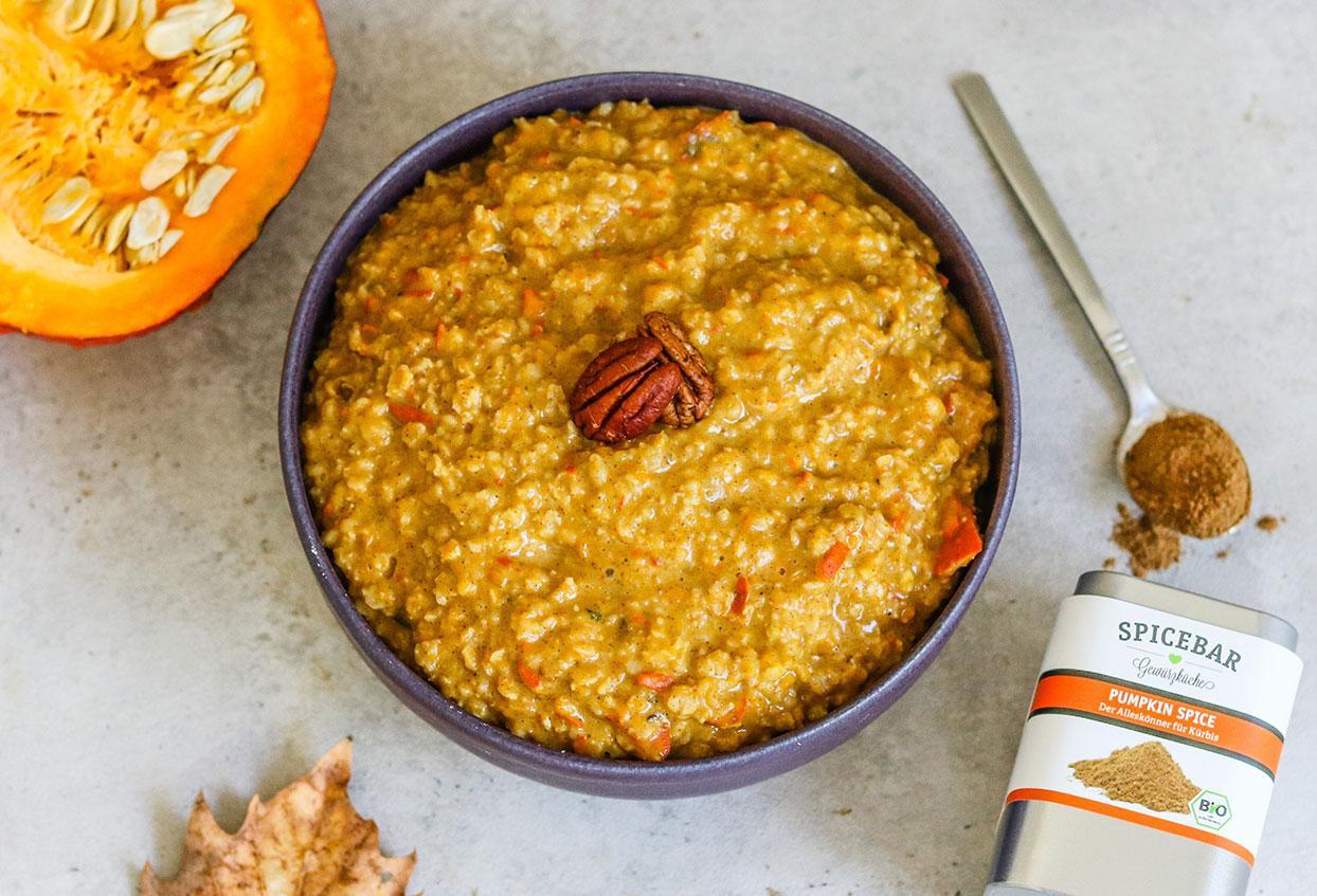 Kürbis Porridge - Schritt 6