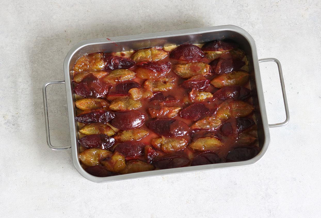 Zwetschgendatschi Tarte Tartin Stil - Schritt 5