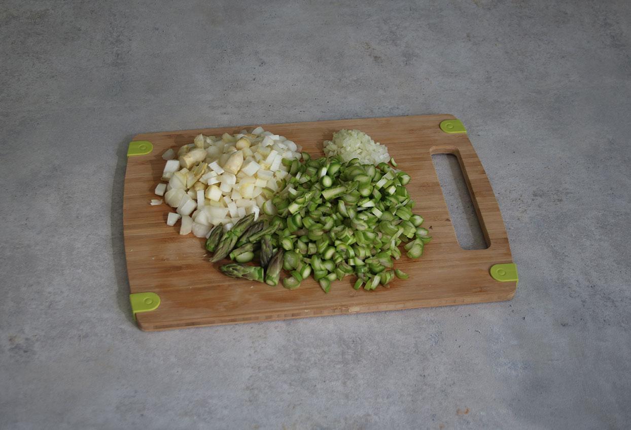 Spargel Risotto - Schritt 1