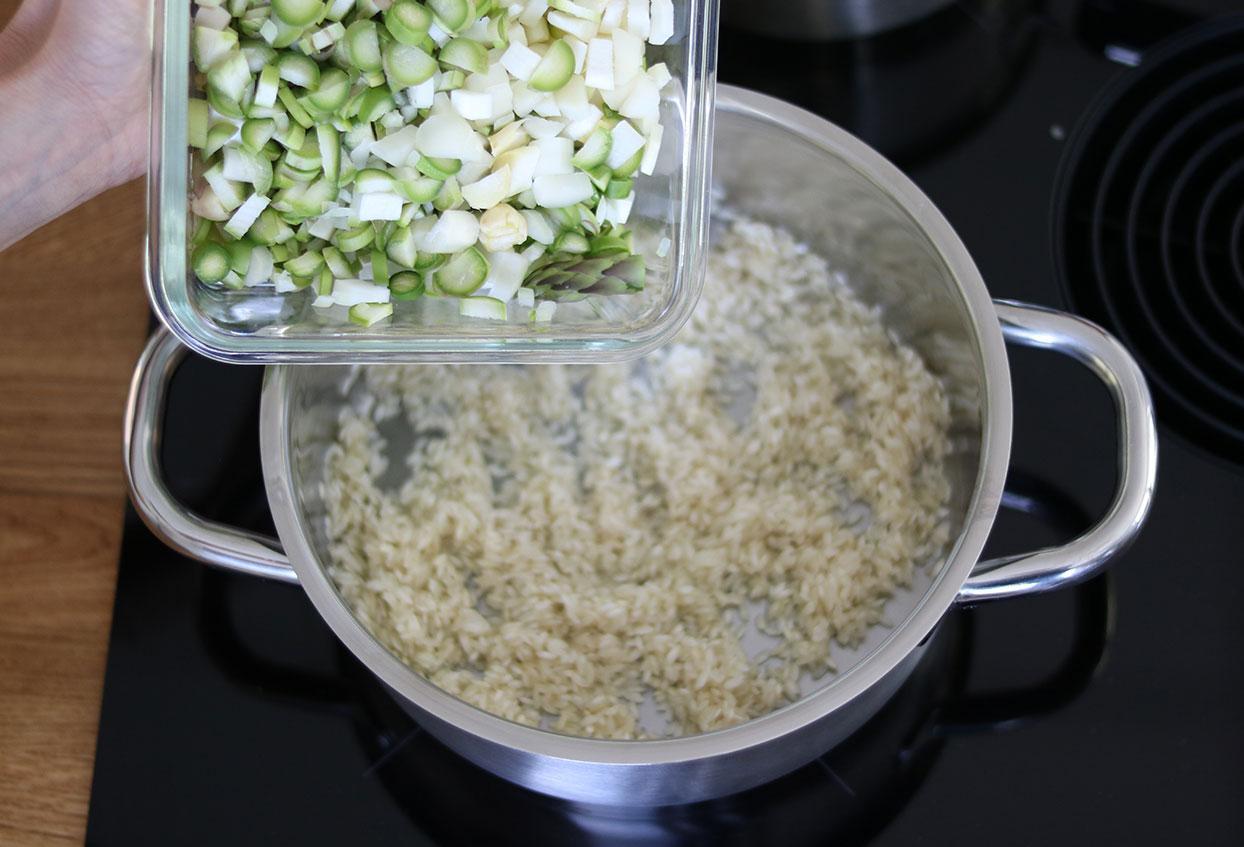 Spargel Risotto - Schritt 3